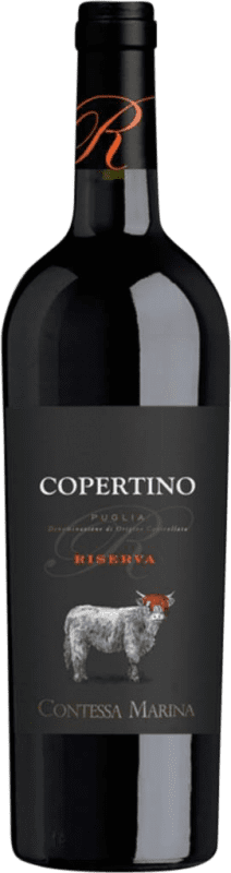 免费送货 | 红酒 Contessa Marina Rosso 预订 D.O.C. Copertino 意大利 Negroamaro 75 cl