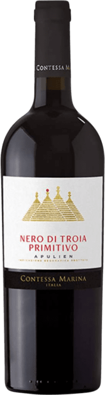 12,95 € 免费送货 | 红酒 Contessa Marina Nero di Troia Primitivo I.G.T. Puglia