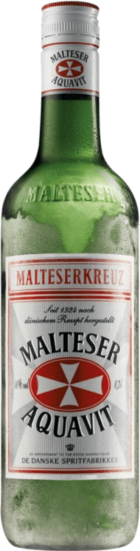 Envio grátis | Aguardente Orujo De Danske Malteserkreuz Aquavit Noruega 70 cl