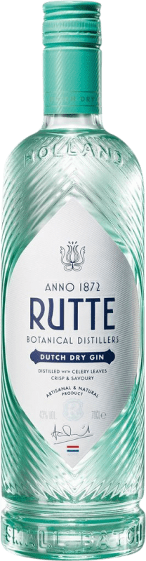 Envio grátis | Licores De Kuyper Rutte Dutch Dry Gin Países Baixos 70 cl