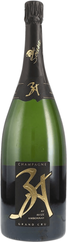 161,95 € Бесплатная доставка | Белое игристое вино De Sousa Avize Aÿ Ambonnay Cuvée 3A Grand Cru A.O.C. Champagne бутылка Магнум 1,5 L