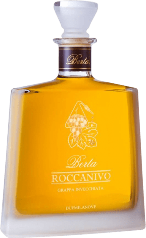 Envio grátis | Aguardente Grappa Berta Roccanivo D.O.C. Barbera d'Asti Piemonte Itália 70 cl