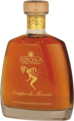 Grappa Sibona Muscat Barrel Aged Élevé en Barrique 70 cl