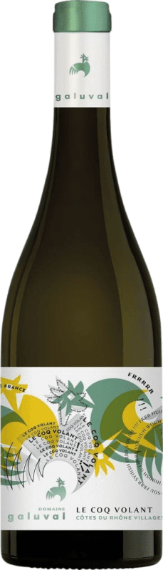 免费送货 | 白酒 Domaine de Galuval Le Coq Volant Blanc A.O.C. Côtes du Rhône 罗纳 法国 75 cl