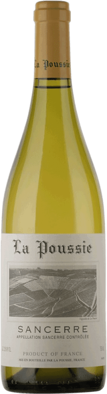 Бесплатная доставка | Белое вино Domaine de la Poussie Blanc A.O.C. Sancerre Луара Франция Sauvignon White 75 cl