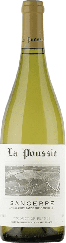 61,95 € Envío gratis | Vino Blanco Domaine de la Poussie A.O.C. Sancerre