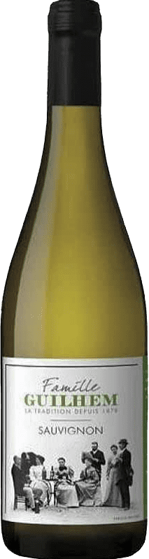 Kostenloser Versand | Weißwein Domaine Guilhem I.G.P. Vin de Pays d'Oc Languedoc Frankreich Sauvignon Weiß 75 cl