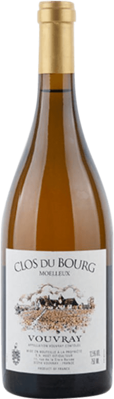 Envio grátis | Vinho branco Huet Le Clos du Bourg Moelleux A.O.C. Vouvray Loire França Chenin Branco 75 cl