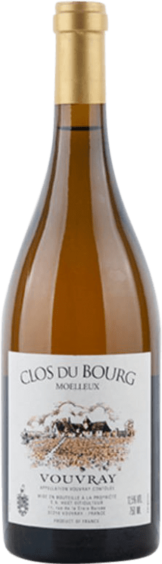 79,95 € Free Shipping | White Wine Domaine Huet Le Clos du Bourg Moelleux — Medium Sweet A.O.C. Vouvray