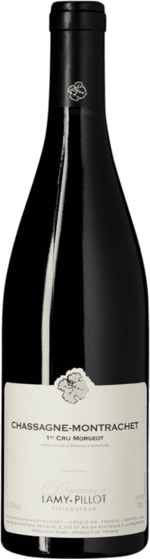 Envio grátis | Vinho tinto Lamy Pillot Morgeot Premier Cru A.O.C. Chassagne-Montrachet Borgonha França Pinot Preto 75 cl