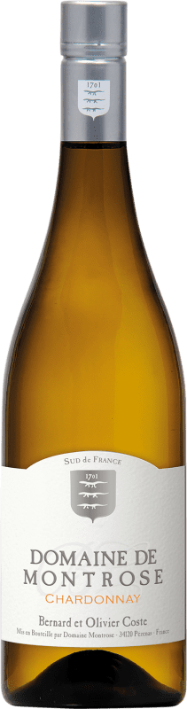 Free Shipping | White Wine Domaine Montrose France Chardonnay 75 cl