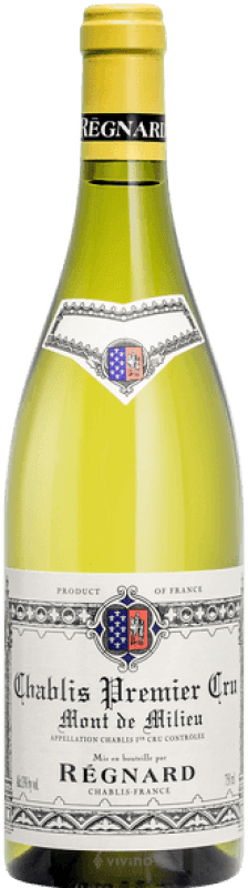 62,95 € Бесплатная доставка | Белое вино Régnard Mont de Milieu A.O.C. Chablis Premier Cru