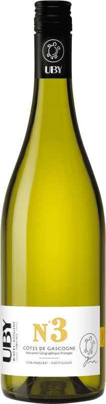 7,95 € | Weißwein Domaine Uby Nº 3 Colombard Sauvignon I.G.P. Vin de Pays Côtes de Gascogne Frankreich Sauvignon, Colombard 75 cl