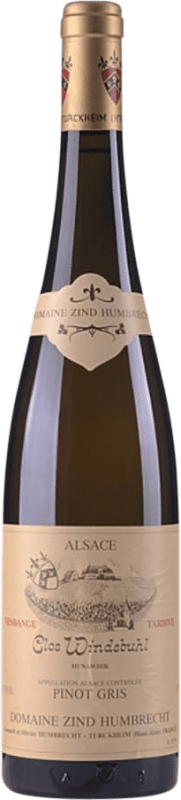 Envio grátis | Vinho branco Zind Humbrecht Clos Windsbuhl Vendanges Tardives A.O.C. Alsace Alsácia França Pinot Cinza 75 cl