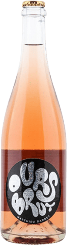 Envoi gratuit | Rosé mousseux Coulet Ours Mousseux Rosé Brut Nature A.O.C. Côtes du Rhône Rhône France Grenache, Gamay 75 cl