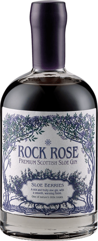 32,95 € 免费送货 | 金酒 Dunnet Bay Rock Rose Sloe Gin 瓶子 Medium 50 cl