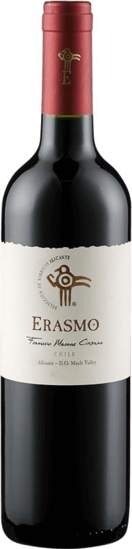 29,95 € | Vin rouge Erasmo Organic. Selection Barricas I.G. Valle del Maule Maule Valley Chili Nebbiolo, Alicante Bouschet 75 cl