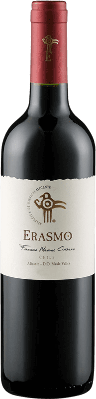 29,95 € | Vino rosso Erasmo Organic. Selection Barricas I.G. Valle del Maule Valle del Maule Chile Nebbiolo, Alicante Bouschet 75 cl