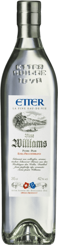 Kostenloser Versand | Marc Edelbrände Etter Söehne Williams Schweizer Birne Schweiz Drittel-Liter-Flasche 35 cl