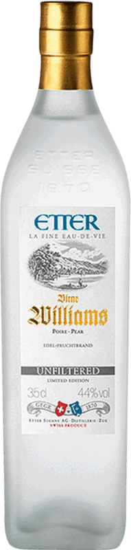 Envio grátis | Aguardente Orujo Etter Söehne Williams Unfiltered Limitiert Schweizer Birne Suíça Garrafa Terço 35 cl