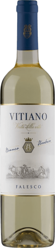 Бесплатная доставка | Белое вино Falesco Vitiano Bianco I.G.T. Umbria Umbria Италия Chardonnay, Vermentino 75 cl