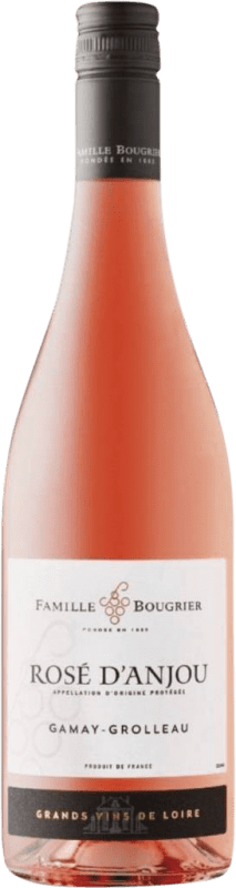 免费送货 | 玫瑰酒 Bougrier Rosé A.O.C. Anjou 卢瓦尔河 法国 Gamay, Grolleau 75 cl