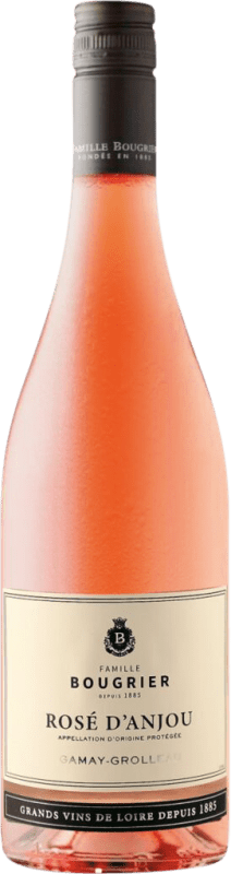 9,95 € | Vin rose Bougrier Rosé A.O.C. Anjou Loire France Gamay, Grolleau 75 cl