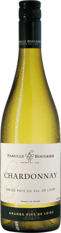 Бесплатная доставка | Белое вино Bougrier I.G.P. Val de Loire Луара Франция Chardonnay — Шардоне 75 cl