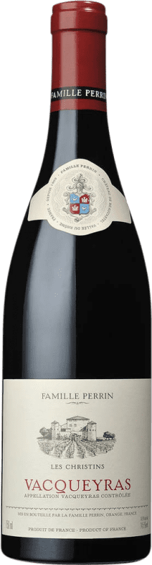 送料無料 | 赤ワイン Famille Perrin Les Christins Rouge A.O.C. Vacqueyras ローヌ フランス Grenache, Nebbiolo 75 cl