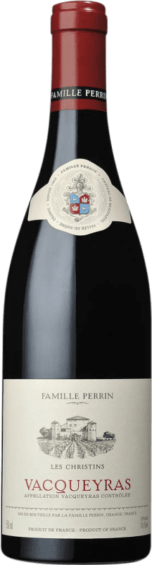 23,95 € | Vino Rosso Famille Perrin Les Christins A.O.C. Vacqueyras Rhône Francia Garnacha — Grenache, Nebbiolo 75 cl