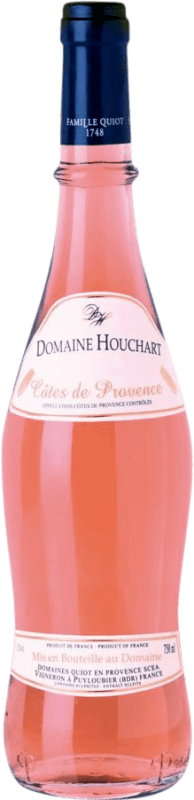 Kostenloser Versand | Rosé-Wein Famille Quiot Domaine Houchart A.O.C. Côtes de Provence Provence Frankreich Syrah, Grenache, Cabernet Sauvignon, Cinsault 75 cl