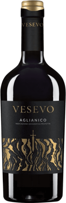 Бесплатная доставка | Красное вино Vesevo I.G.T. Beneventano Италия Aglianico 75 cl