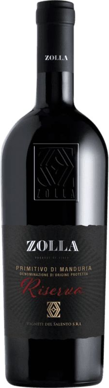 26,95 € 免费送货 | 红酒 Farnese Zolla 预订 D.O.C. Primitivo di Manduria