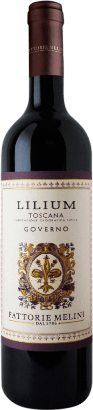 17,95 € Envio grátis | Vinho tinto Fattorie Melini. Lilium Governo I.G.T. Toscana