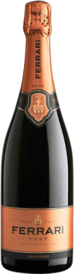 19,95 € | Espumante rosé Ferrari Rosé Brut D.O.C. Trentino Trentino Itália Pinot Preto, Chardonnay Meia Garrafa 37 cl