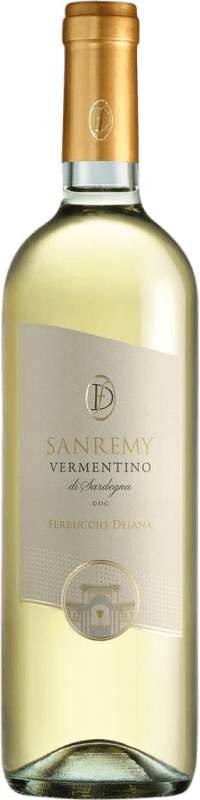 13,95 € Spedizione Gratuita | Vino bianco Ferruccio Deiana Sanremy D.O.C. Vermentino di Sardegna