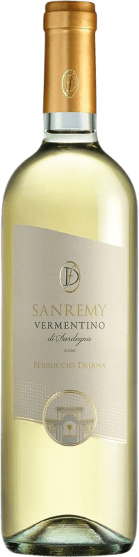 7,95 € Spedizione Gratuita | Vino Bianco Ferruccio Deiana Sanremy D.O.C. Vermentino di Sardegna