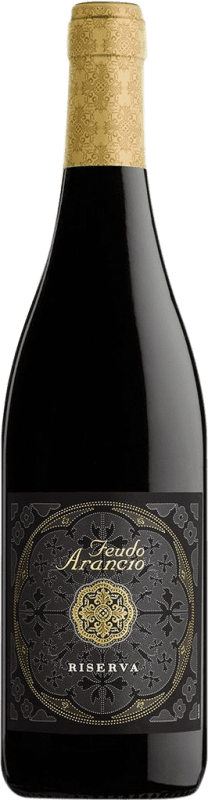 Envoi gratuit | Vin rouge Feudo Arancio Rosso Réserve D.O.C. Sicilia Sicile Italie Nero d'Avola 75 cl