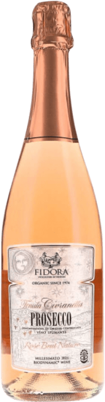 Spedizione Gratuita | Spumante bianco Fidora Civranetta Spumante Rosè Brut Nature D.O.C. Prosecco Friuli-Venezia Giulia Italia Nebbiolo, Glera 75 cl