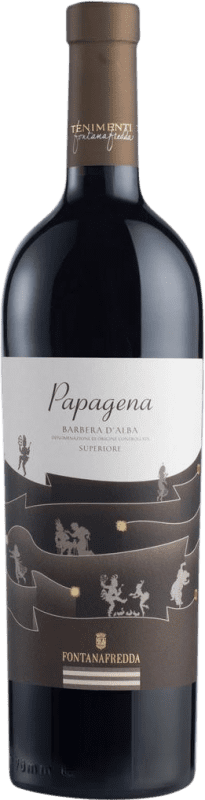 32,95 € | Красное вино Fontanafredda Papagena D.O.C. Barbera d'Alba Пьемонте Италия Barbera — Барбера 75 cl