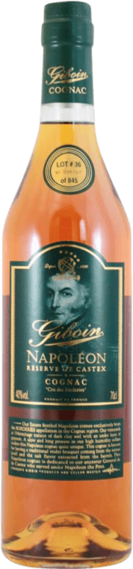 79,95 € Envio grátis | Conhaque Cognac Francois Giboin L'Hermitage Borderies Castex Napoleon, Reserva A.O.C. Cognac