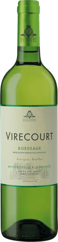 17,95 € Spedizione Gratuita | Vino bianco Francois Passaga Château de Virecourt Blanc A.O.C. Bordeaux