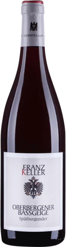 Free Shipping | Red wine Franz Keller Oberbergener Bassgeige Dry V.D.P. Erste Lage Baden Germany Pinot Black 75 cl