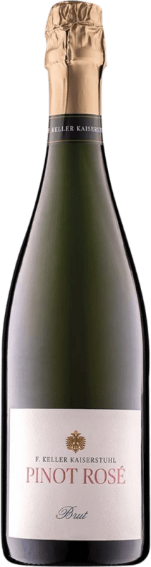 Envio grátis | Espumante rosé Franz Keller Pinot Deutscher Traditionelle Rosé Sekt Brut Alemanha 75 cl