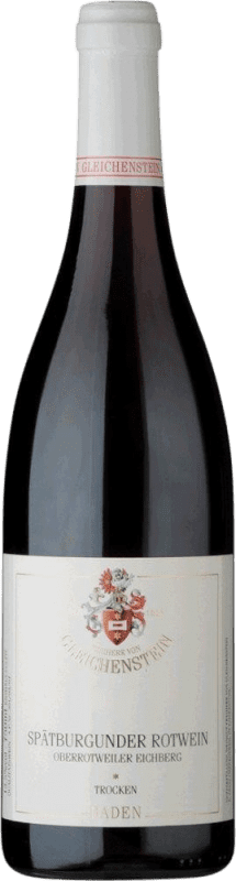 Бесплатная доставка | Красное вино Freiherr von Gleichenstein Oberrotweiler Eichberg сухой I.G. Baden Baden Германия Pinot Black 75 cl