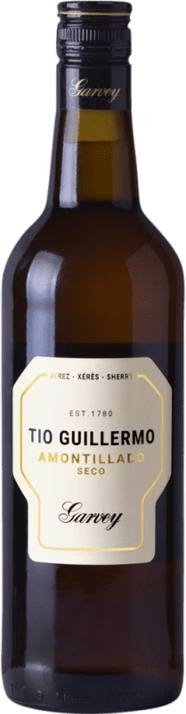 Бесплатная доставка | Крепленое вино Garvey Tío Guillermo Amontillado D.O. Jerez-Xérès-Sherry Андалусия Испания Palomino Fino 75 cl