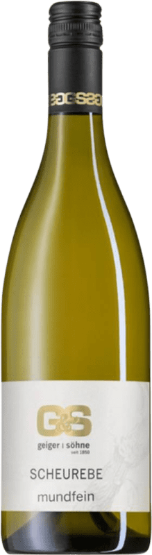 Spedizione Gratuita | Vino bianco Geiger & Söhne Mundfein Kabinett Semisecco Semidolce Franken Germania Scheurebe 75 cl