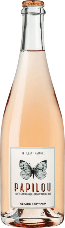 Envio grátis | Espumante Rosé Gérard Bertrand Papilou I.G.P. Vin de Pays Languedoc Languedoque-Rossilhão França Nebbiolo, Cinsault Eco — Biológico 75 cl