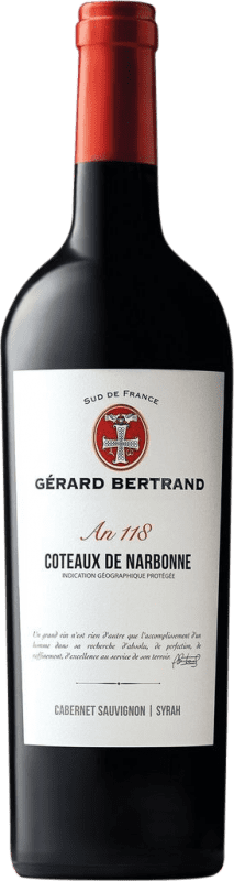 12,95 € | 红葡萄酒 Gérard Bertrand 118 Cabernet Sauvignon Syrah Héritage — 传统传承遗产 法国 Syrah — 西拉, Cabernet Sauvignon — 赤霞珠 75 cl