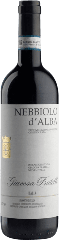 Бесплатная доставка | Красное вино Giacosa Fratelli D.O.C. Nebbiolo d'Alba Пьемонте Италия Nebbiolo — Неббиоло 75 cl